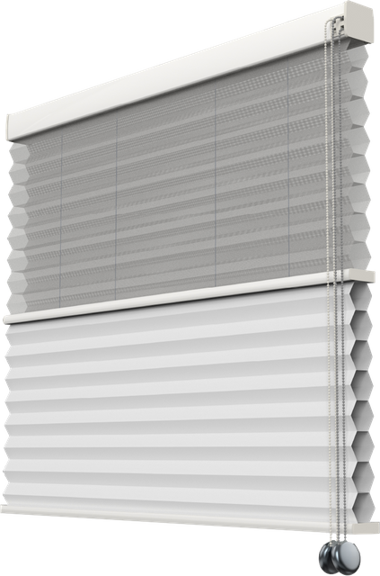 3455RY-Manual day and night honeycomb curtain
