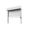 6450DU closed manual roller blind